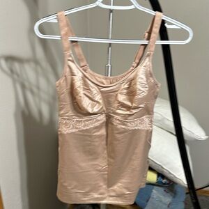 Ruby ribbon cami - tummy control - nude
